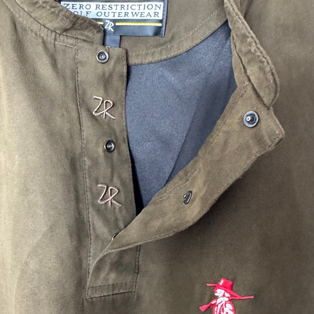 Zero Restriction Jacket Microfiber Pullover Xl Br… - image 8